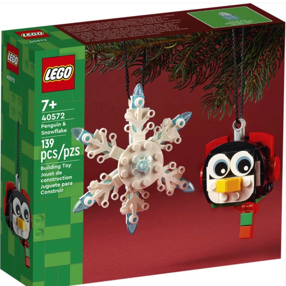 NWT Lego Retired Set #40572 Penguin & Snowflake